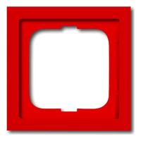 Рамка 1 пост ABB, красный, 1721-12-182K