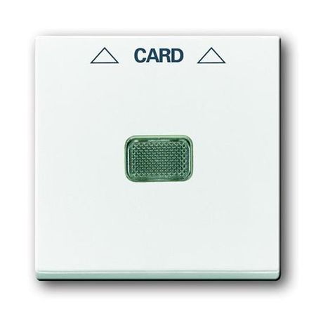 Накладка на карточный выключатель ABB BASIC55, альпийский белый, 1792-94-507