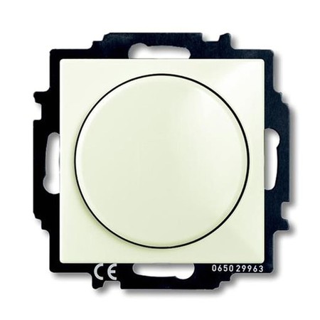 Светорегулятор-переключатель поворотный ABB BASIC55, 400 Вт, chalet-white, 2251 UCGL-96-507