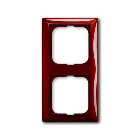Рамка 2 поста ABB BASIC55, foyer-red, 2512-97-507