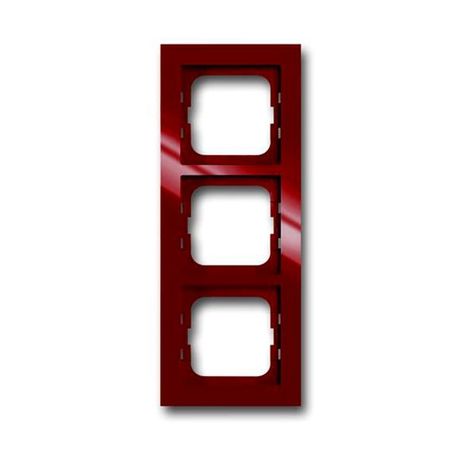 Рамка 3 поста ABB BUSCH-AXCENT, foyer-red