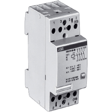 Модульный контактор ABB EN24-40 4P 24А 400//24В AC//DC, GHE3261101R0001