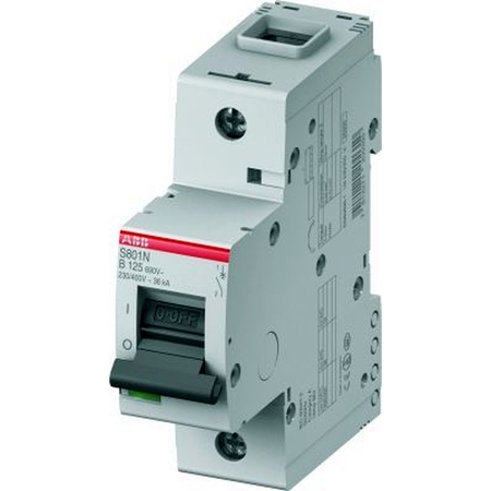 Автоматический выключатель ABB S800N 1P 100А (B) 20кА, S801N B100