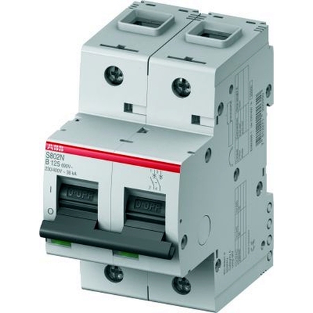Автоматический выключатель ABB S800N 2P 10А (B) 20кА, S802N B10