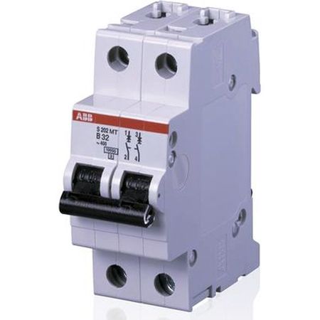 Автоматический выключатель ABB S200 2P 20А (D) 10кА, S202MT-D20