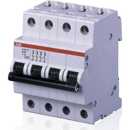 Автоматический выключатель ABB S200 4P 6А (B) 10кА, S204MT-B6