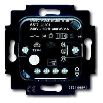Механизм светорегулятора ABB коллекции BJE, 400 Вт, 6517 U-101-500