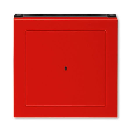 Накладка на карточный выключатель ABB LEVIT, красный // дымчатый черный, 3559H-A00700 65