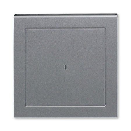 Накладка на карточный выключатель ABB LEVIT, сталь // дымчатый черный, 3559H-A00700 69