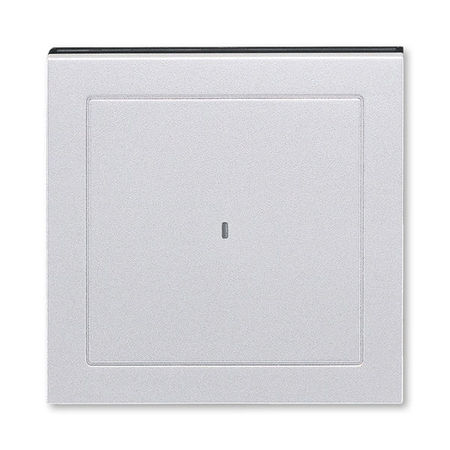 Накладка на карточный выключатель ABB LEVIT, серебро // дымчатый черный, 3559H-A00700 70