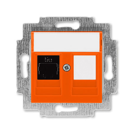 Розетка ABB LEVIT, скрытый монтаж, оранжевый, 5014H-A51017 66W