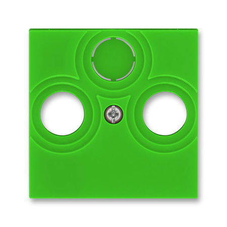Накладка на розетку телевизионную ABB LEVIT, скрытый монтаж, зеленый, 5011H-A00300 67