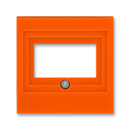 Накладка на мультимедийную розетку ABB LEVIT, скрытый монтаж, оранжевый, 5014H-A00040 66