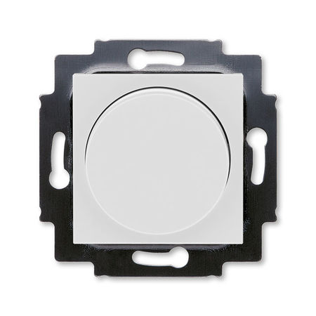 Светорегулятор поворотно-нажимной ABB LEVIT, 600 Вт, серый // белый, 3294H-A02247 16W