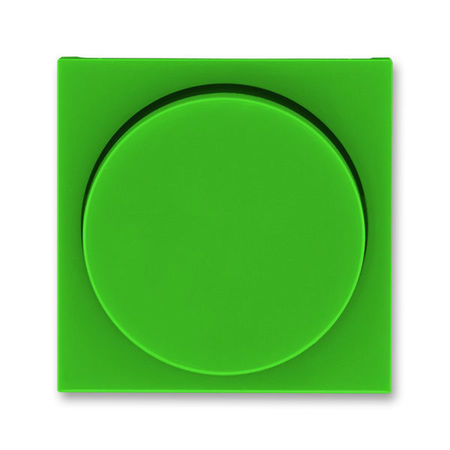 Накладка на светорегулятор поворотный ABB LEVIT, зеленый // дымчатый черный, 3294H-A00123 67
