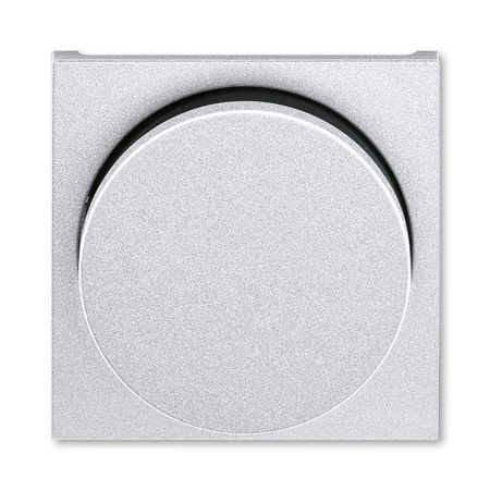 Накладка на светорегулятор поворотный ABB LEVIT, серебро // дымчатый черный, 3294H-A00123 70