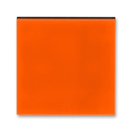 Накладка на светорегулятор клавишный ABB LEVIT, оранжевый // дымчатый чёрный, 3299H-A00100 66