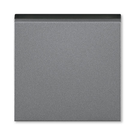 Накладка на светорегулятор клавишный ABB LEVIT, сталь // дымчатый черный, 3299H-A00100 69