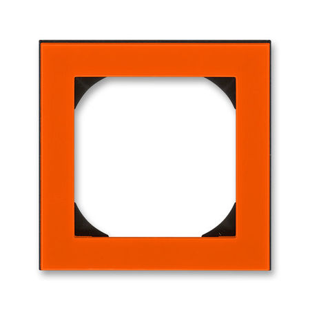 Рамка 1 пост ABB LEVIT, оранжевый // дымчатый чёрный, 3901H-A05510 66