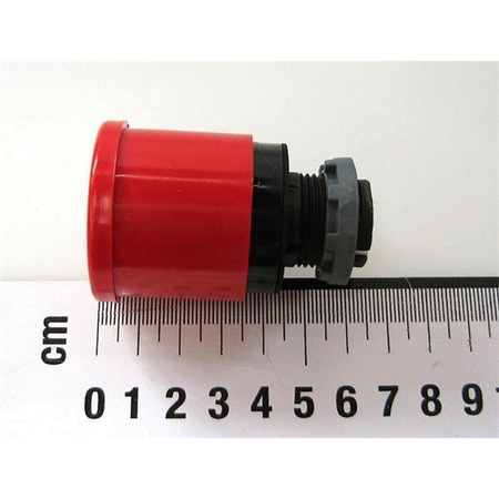 Кнопка MPMT3-10R ГРИБОК красная (только корпус) с усиленной фикс ацией 40мм отпускание поворотом, 1SFA611510R1001