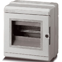 Распределительный шкаф ABB LIVORNO, мод., IP65, навесной, термопласт, прозрачная дверь