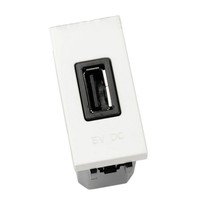 Розетка USB ABB ZENIT, скрытый монтаж, альпийский белый, N2185 BL