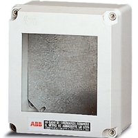 Распределительный шкаф ABB LIVORNO, 8 мод., IP55, навесной, термопласт, прозрачная дверь, 13 160