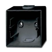 1799-0-0965 Basic55 Коробка 1-ная для накладного монтажа, château-black, 1701-95-507