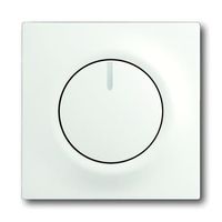 Накладка на светорегулятор ABB IMPULS, белый бархат, 6540-774