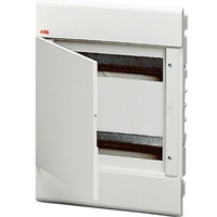 Распределительный шкаф ABB EUROPA 24 мод., IP40, встраиваемый, термопласт, белая дверь