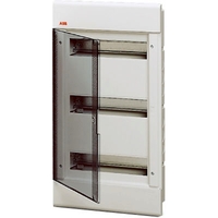 Распределительный шкаф ABB EUROPA 36 мод., IP40, встраиваемый, термопласт, прозрачная дверь