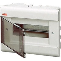 Распределительный шкаф ABB EUROPA 8 мод., IP40, встраиваемый, термопласт, прозрачная дверь