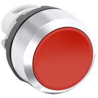 Кнопка MP1-20R красная (только корпус) без подсветки без фиксаци и, 1SFA611100R2001