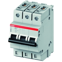 Автоматический выключатель ABB S400E 3P 10А (C) 6кА, S403E-C10