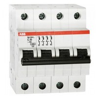 Автоматический выключатель ABB SH200L 4P 63А (C) 4.5кА, SH204L C63