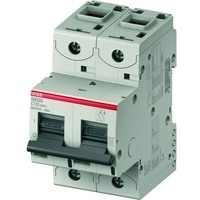 Автоматический выключатель ABB S800C 2P 10А (C) 15кА, S802C C10