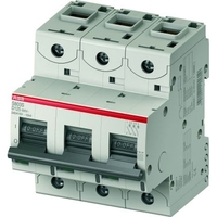 Автоматический выключатель ABB S800C 3P 10А (D) 15кА, S803C D10