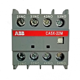 Блок контактный дополнительный CA5X-22M (2НО+2НЗ) фронтальный для контакторов AX06…AX40