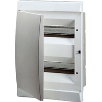 Распределительный шкаф ABB Unibox 24 мод., IP41, встраиваемый, термопласт, белая дверь