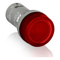 Лампа CL2-507R красная со встроенным светодиодом 48-60В AC//DC, 1SFA619403R5071