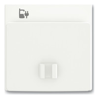 Накладка на розетку USB ABB FUTURE, скрытый монтаж, белый бархат, 6478-884-500