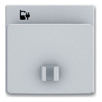 Накладка на розетку USB ABB FUTURE, скрытый монтаж, алюминий, 6478-83-500