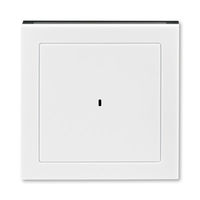 Накладка на карточный выключатель ABB LEVIT, белый // дымчатый черный, 3559H-A00700 62