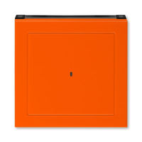 Накладка на карточный выключатель ABB LEVIT, оранжевый // дымчатый черный, 3559H-A00700 66