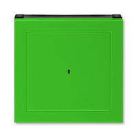 Накладка на карточный выключатель ABB LEVIT, зеленый // дымчатый черный, 3559H-A00700 67