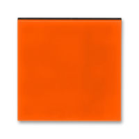 Накладка на светорегулятор клавишный ABB LEVIT, оранжевый // дымчатый чёрный, 3299H-A00100 66