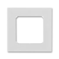 Рамка 1 пост ABB LEVIT, серый // белый, 3901H-A05010 16W