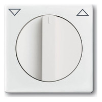 Накладка на жалюзийный выключатель ABB, белый, 1740-84