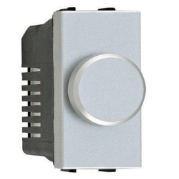 Светорегулятор поворотный ABB ZENIT, 500 Вт, серебристый, N2160.E PL